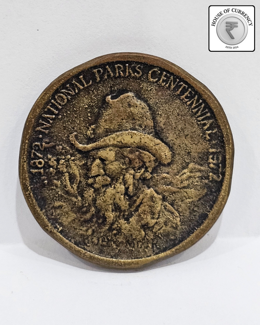 1972 Yosemite National Park 'John Muir' Antique Bronze Coin